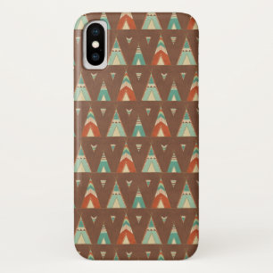 Etui iPhone Case-Mate Motif turquoise de Teepee d'étape de Geo de