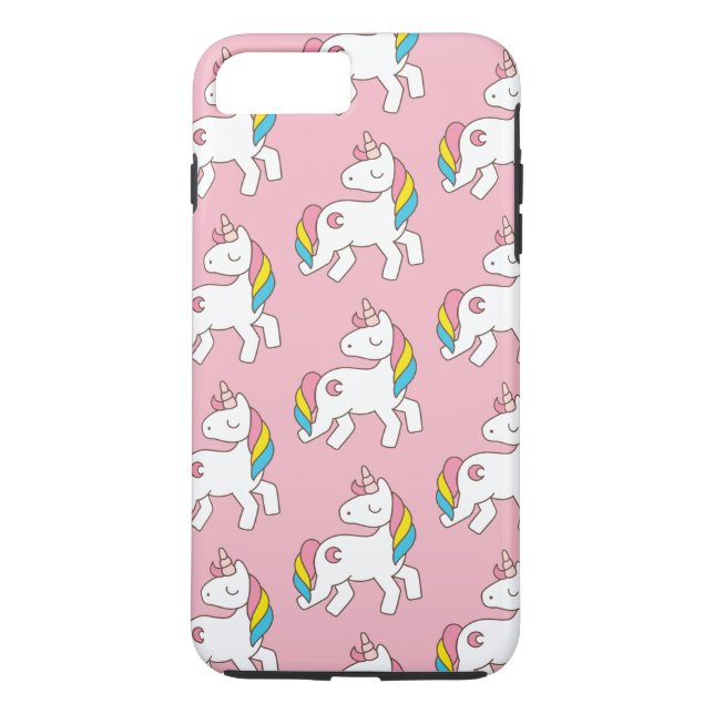 Coques Case-Mate iPhone Motif Unicorne rose (Dos)