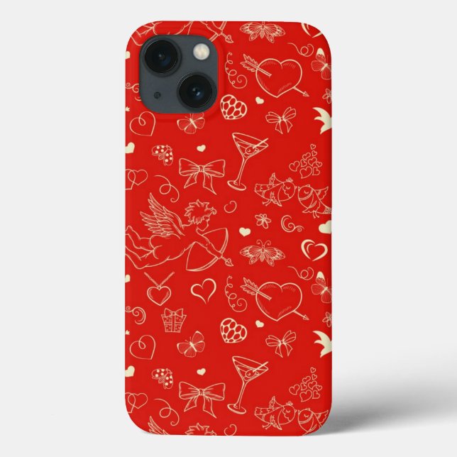Coques Case-Mate iPhone Motif Valentine (Verso)