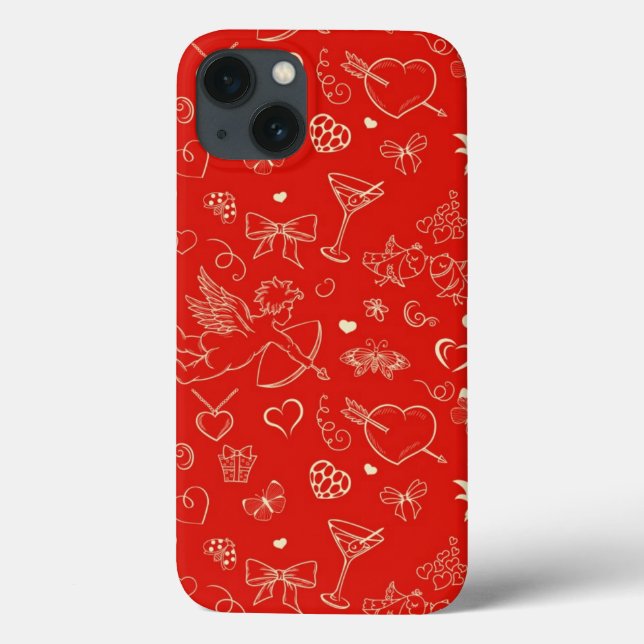 Coques Case-Mate iPhone Motif Valentine (Verso)