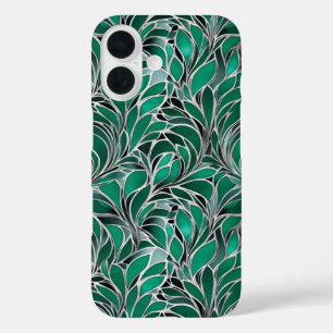 Coque Pour iPhone 16 Motif vert émérite
