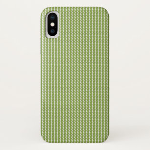 Coque Case-Mate iPhone Motif vert moderne Chevron
