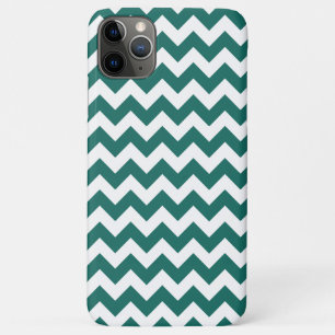 Coque Case-Mate Pour iPhone Motif vert turquoise de conception de zigzag