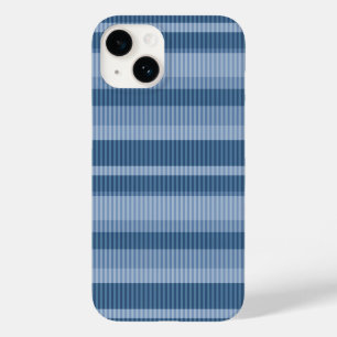 Coque Case-Mate iPhone motif vertical rayé bleu