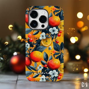 Coque Case-Mate iPhone Motif vibrant de citrus et de baies pour un look f