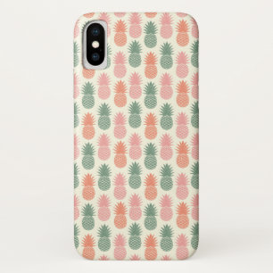 Coque iPhone X Motif vintage 2 d'ananas