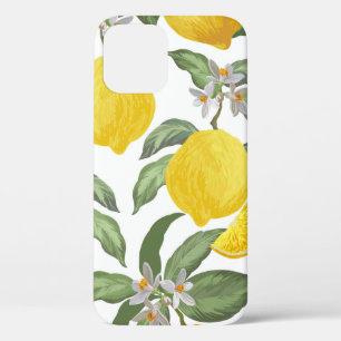 Case-Mate iPhone Case Motif vintage au citron sans soudure. Retour de fr