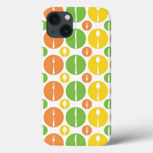 Etui iPhone 13 Motif vintage de couverts