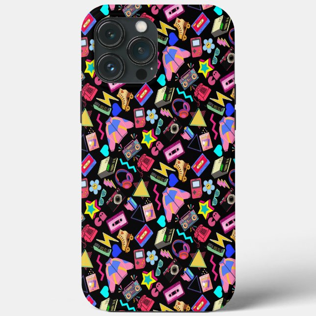 Coques Case-Mate iPhone Motif vintage des années 80 01,w (Verso)
