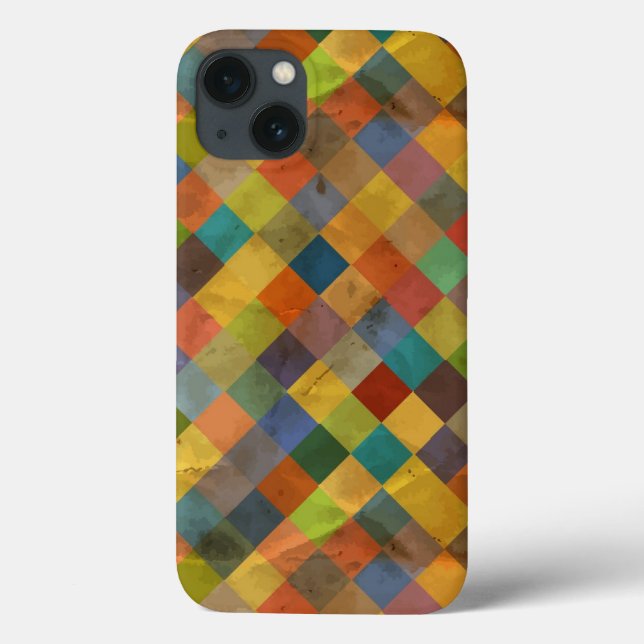 Coques Case-Mate iPhone motif vintage. Géométrique. (Verso)