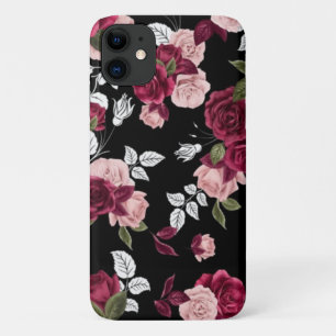 Case-Mate iPhone Case Motif vintage rouge foncé