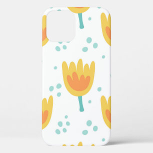 Case-Mate iPhone Case motif vintage sans couture, fleurs mignonnes motif
