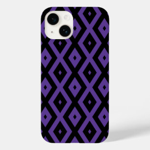 Coque Case-Mate iPhone Motif violet et diamant noir