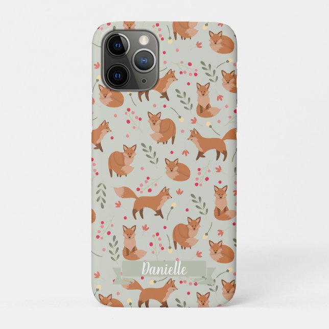 Coques Case-Mate iPhone Motif Whimsical Fox (Dos)