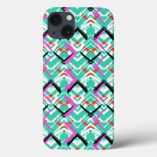 Etui iPhone Case-Mate Motif Zag Turquoise Zig tiré à la main