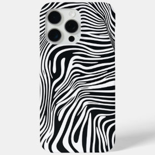 Coque Case-Mate iPhone Motif zébré noir et blanc 🦓