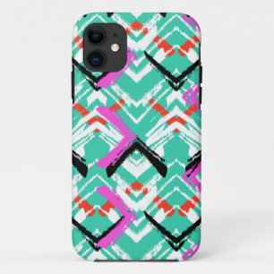 Etui iPhone Case-Mate Motif Zig Zag Turquoise