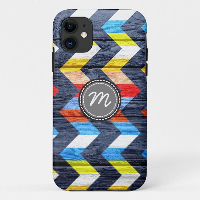 Coques Case-Mate iPhone Motif zigzag chevron bois aztèque #8 (Dos)