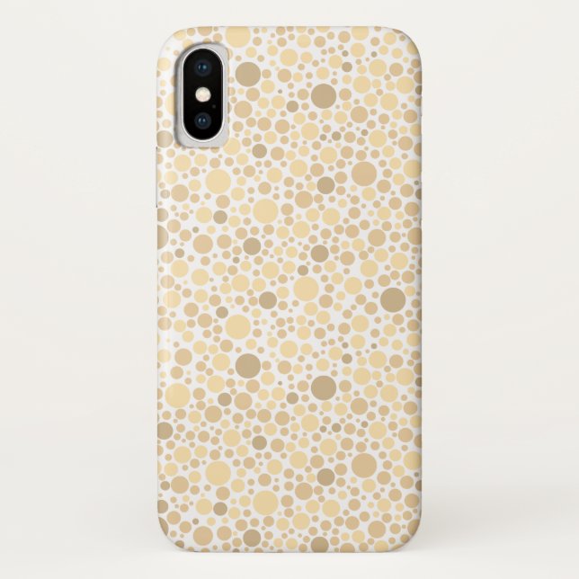 Coques Case-Mate iPhone motifs à pois organiques (Dos)