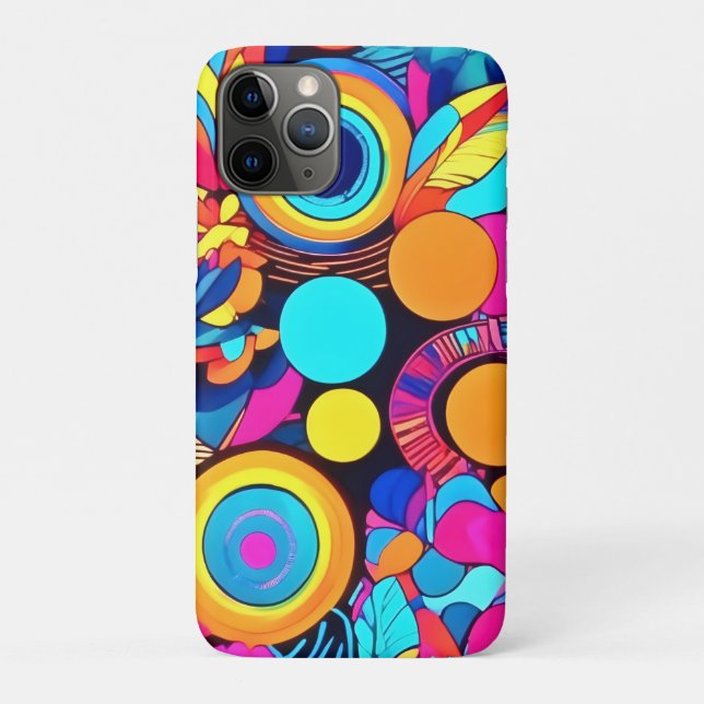 Coques Case-Mate iPhone Motifs Abstraits géométriques dynamiques (Dos)
