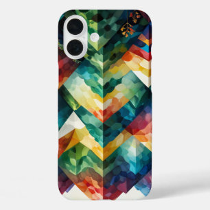 Coque Pour iPhone 16 Plus Motifs chics de Bohême aux tons chauds