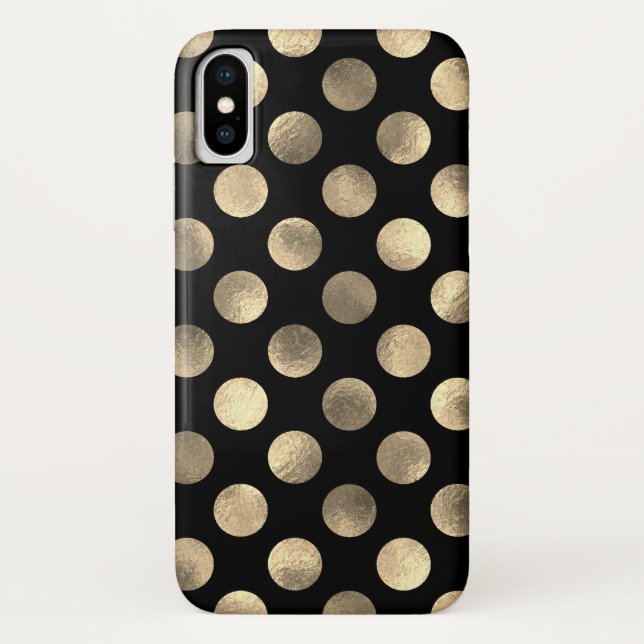 Coques Case-Mate iPhone Motifs classiques à pois (Dos)