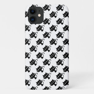 Case-Mate iPhone Case Motifs de chats noirs et blancs mignons