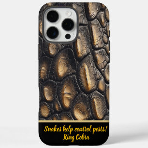 Coque iPhone 16 Pro Max Motifs de peau de serpent chatoyants dans la lumiè
