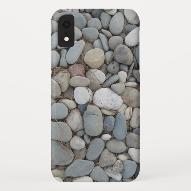 Coques Case-Mate iPhone Motifs de pierres de rivière automne (Dos)