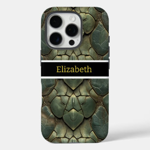 Coque iPhone 16 Pro Motifs de serpent vibrants et complexes