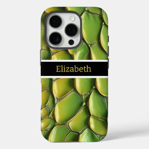 Coque iPhone 16 Pro Motifs de serpent vibreux à la lumière du soleil