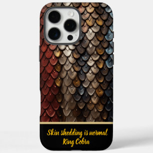 Coque iPhone 16 Pro Max Motifs de serpent vibreux dans la nature
