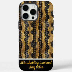 Coque iPhone 16 Pro Max Motifs dynamiques de serpent