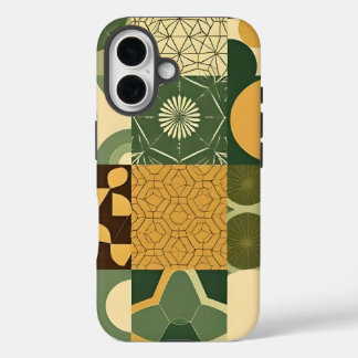 Coque Pour iPhone 16 Motifs géométriques Eco-Friendly