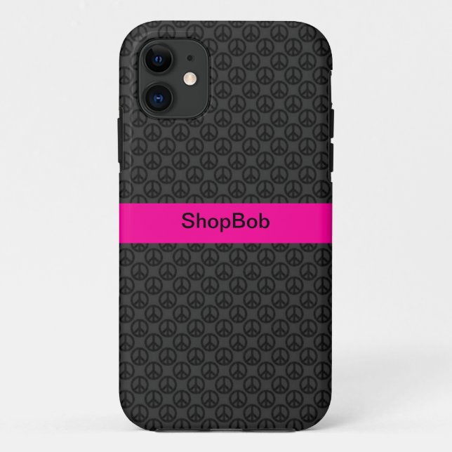 Coques Case-Mate iPhone Motifs Girly de paix (Dos)