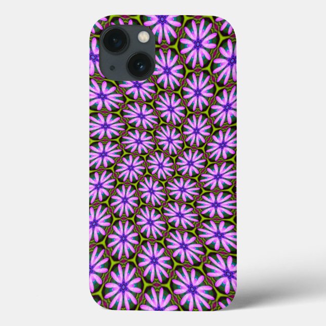 Coques Case-Mate iPhone Motifs marguerite violet (Verso)