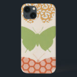 Etui iPhone Case-Mate Motifs papillons décoratifs sur Arrière - plan crè<br><div class="desc">L'arrière - plan crème de cette pièce Erica Vess de juin permet aux couleurs des motifs papillons de sauter l'impression. Si vous aimez l'art moderne,  ou simplement les papillons,  c'est la pièce pour vous !</div>