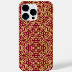 COQUE Case-Mate iPhone MOTIFS RED & GOLD ART DECO