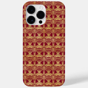 COQUE Case-Mate iPhone MOTIFS RED & GOLD ART DECO