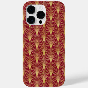 COQUE Case-Mate iPhone MOTIFS RED & GOLD ART DECO