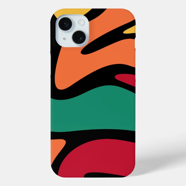 Coques Case-Mate iPhone Motifs Rétro Modernes (Verso)