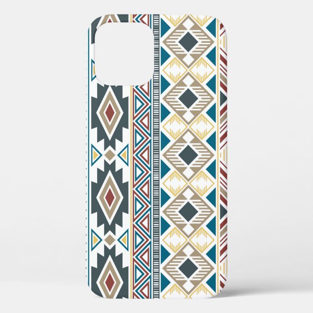 Coques Case-Mate iPhone Motifs Tribaux Aztèques : Design géométrique sans  (Verso)