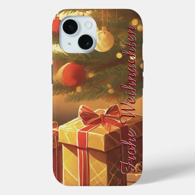 Coques Case-Mate iPhone Motiv, mit Geschenken unterm Weihnachtsbaum 37016 (Verso)
