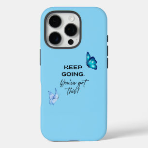 Coque iPhone 16 Pro Motivation minimaliste Vous avez ce Bébé bleu