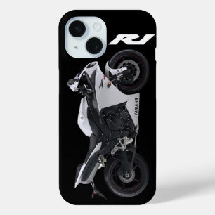 Coque Case-Mate iPhone Moto blanche R1 Sportsbike