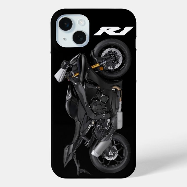 Coques Case-Mate iPhone Moto Blue R1 Sportsbike (Verso)