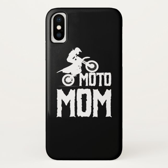 Coques Case-Mate iPhone Moto Maman Motorcross (Dos)