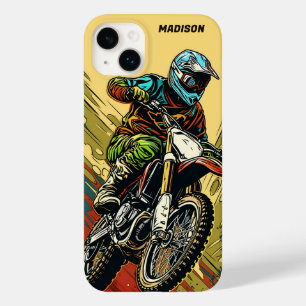 Coque Case-Mate iPhone Motocross de nom personnalisé