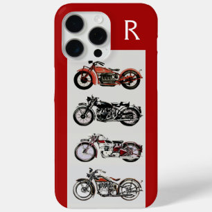 Coque Case-Mate iPhone MOTOCYCLES vintages, Rouge