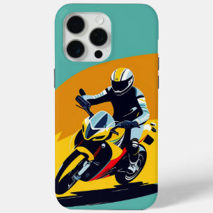 Coque Case-Mate iPhone Motocycliste penché dans un virage serré